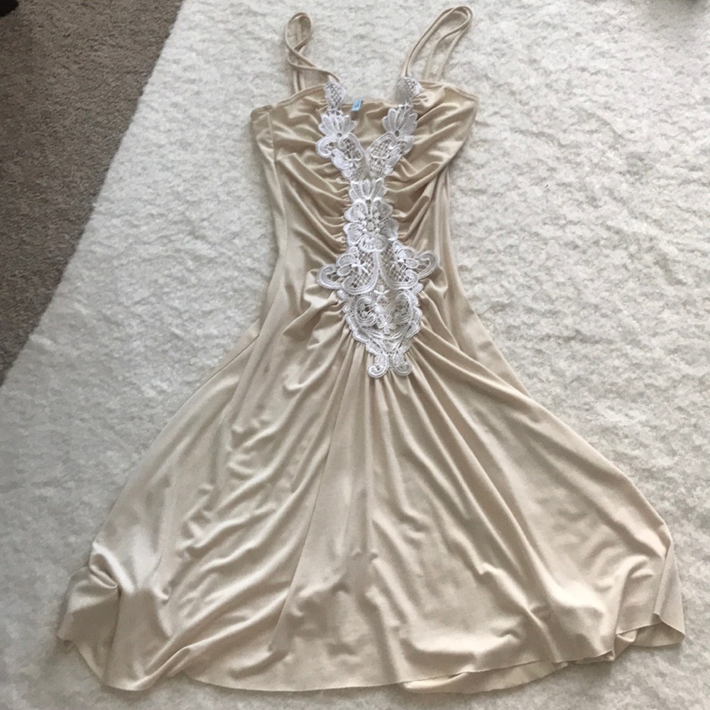 Beautiful cream and lace dress